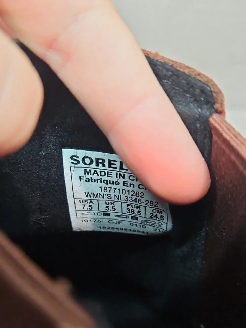Sorel Brown Leather Chelsea Wedge Ankle Boots